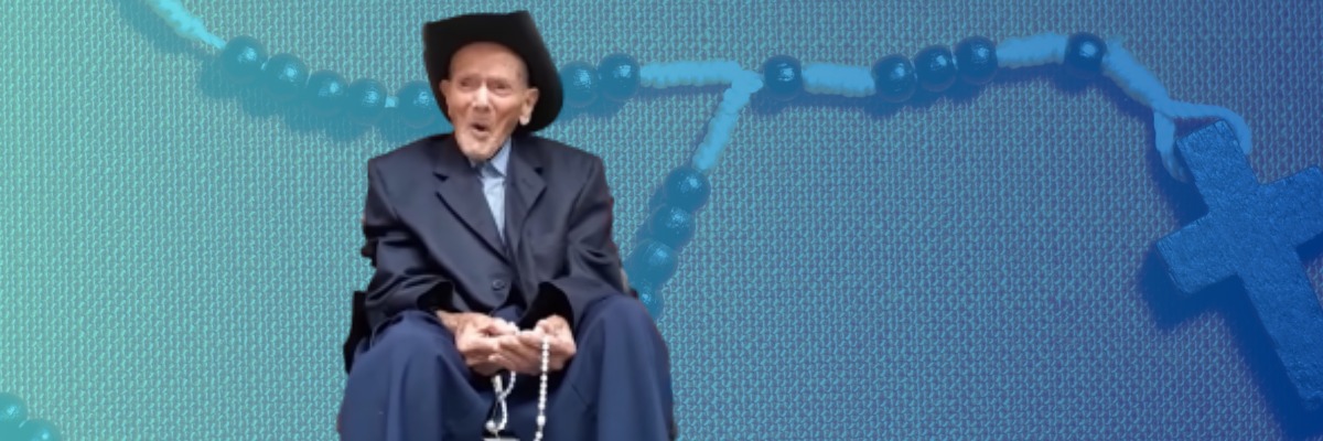 L’uomo più anziano del mondo, morto a 114 anni, diceva il rosario due volte al giorno