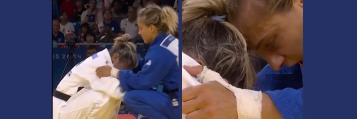 Judo, Odette Giuffrida perde e dice all’avversaria: «Dai gloria a Dio»